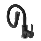 Konyhai csaptelep FLEXI Fekete matt Rugalmas