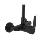 Flexi falra szerelhető konyhai csaptelep fekete matt