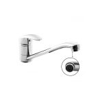 Konyhai szabadon álló mosogató csaptelep, króm