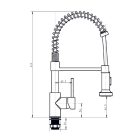 manveld helix fekete konyhai csaptelep
