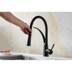  stellman IKA konyhai csaptelep fekete Black Pure