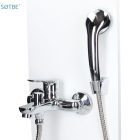 SOTBE INARI falra szerelhető kádtöltő csaptelep + zuhanyszett