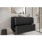 Mylife kadi fürdőszoba szekrény fekete (80cm)