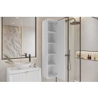 Mylife kadi függőleges fürdőszoba szekrény matt fehér (150cm)