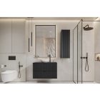 Mylife kadi 80 1 fürdőszoba bútor matt fekete 