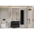 Mylife kadi 80 2 fürdőszoba bútor matt fekete 