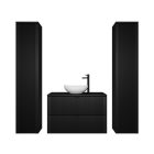 Mylife kadi 80 5 fürdőszoba bútor matt fekete 