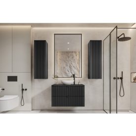 Mylife kadi 80 4 fürdőszoba bútor matt fekete 