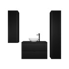 Mylife kadi 80 3 fürdőszoba bútor matt fekete 