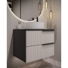 MYLIFE KLERK  ANTRACIT/KASMÍR FÜRDŐSZOBA SZEKRÉNY (60CM)