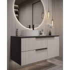 MYLIFE KLERK  ANTRACIT/KASMÍR FÜRDŐSZOBA SZEKRÉNY (100CM)