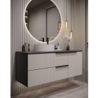 MYLIFE KLERK  ANTRACIT/KASMÍR FÜRDŐSZOBA SZEKRÉNY (121,3CM)