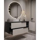 MYLIFE KLERK  ANTRACIT/KASMÍR FÜRDŐSZOBA SZEKRÉNY (121,3CM)