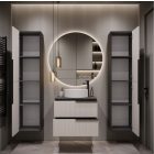 Mylife klerk 60 5 fürdőszoba bútor antracit/kasmír