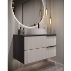 Mylife klerk 80 2 fürdőszoba bútor antracit/kasmír