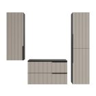 Mylife klerk 80 3 fürdőszoba bútor antracit/kasmír