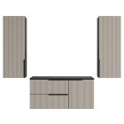 Mylife klerk 100 4 fürdőszoba bútor antracit/kasmír