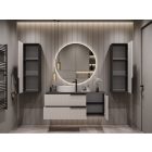 Mylife klerk 120 4 fürdőszoba bútor antracit/kasmír