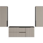 Mylife klerk 120 4 fürdőszoba bútor antracit/kasmír