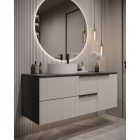 Mylife klerk 120 4 fürdőszoba bútor antracit/kasmír