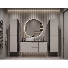 Mylife klerk 120 5 fürdőszoba bútor antracit/kasmír