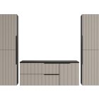 Mylife klerk 120 5 fürdőszoba bútor antracit/kasmír