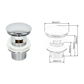 SOTBE lark króm automata kattanó-záró dugó