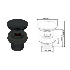 SOTBE lark fekete automata kattanó-záró dugó