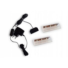   Rejtett LED világítás piros fürdőszoba és nappali bútorokhoz - 2 pontos