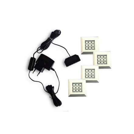 Rejtett LED világítás - Négyzet alakú, hideg fehér - AN1 1A, 1B