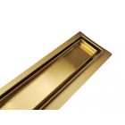 stellman zuhanylefolyó 70cm zuhanytálcához arany rozsdamentes acél 