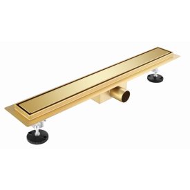   stellman zuhanylefolyó 80cm zuhanytálcához arany rozsdamentes acél 