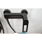 SOTBE LOFT SVART  fekete Fali zuhanycsaptelep + zuhanyszett