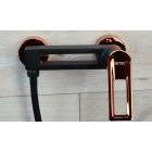 SOTBE LOFT SVART ROSE GOLD fekete zuhanycsaptelep + zuhanyszett