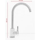  stellman Luga Inox konyhai csaptelep 