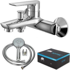   SOTBE MALSELVA falra szerelhető kádtöltő csaptelep + zuhanyszett