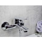 SOTBE MALSELVA falra szerelhető kádtöltő csaptelep + zuhanyszett