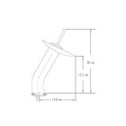 MANVELD ARANY NÉGYSZÖGŰ ÜVEG MOSDÓ + CSAPTELEP