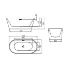 manveld letisia SZABADON ÁLLÓ FÜRDŐKÁD (3 méretben)