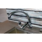 SOTBE MARDOLA ASYMMETRIC magas konyhai mosogató csaptelep