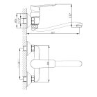 SOTBE MALSELVA Fali konyhai csaptelep