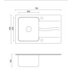 MICHAEL MOSOGATÓ fehér kézi szifonnal 