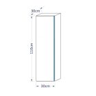 Prince Dream I - Dream II FÜRDŐSZOBA SZEKRÉNY magasfényű fekete