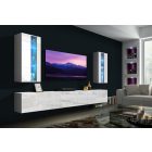 PRINCE CONCEPT 20A MAGASFÉNYŰ FEHÉR NAPPALI BÚTOR (249CM)