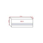 prince gs5 vízszintes szekrény elem magasfényű fehér