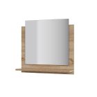 Prince sonoma tölgy polcos fürdőszobai tükör