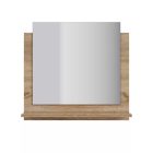 Prince sonoma tölgy polcos fürdőszobai tükör