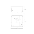 NICOLAS SteelQ  acél mosogató