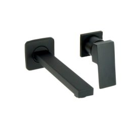 QATRO fekete rejtett mosdócsaptelep fali