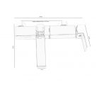 QATRO fürdő- és zuhanycsaptelep krom